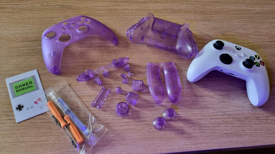 ExtremeRate Atomic Purple Xbox controller housing