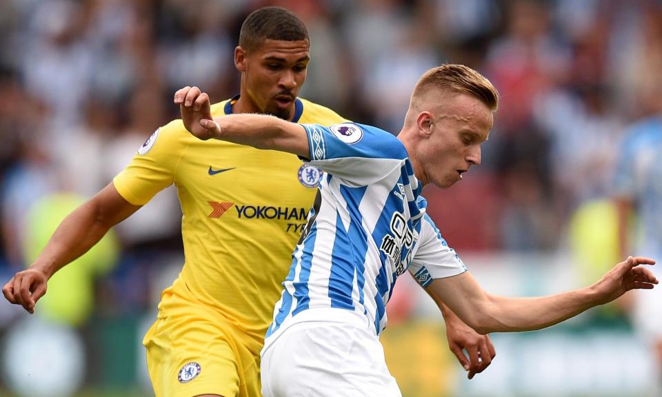Ruben Loftus-Cheek was a second-half substitute for Chelsea in their opening Premier League victory against Huddersfield Town.