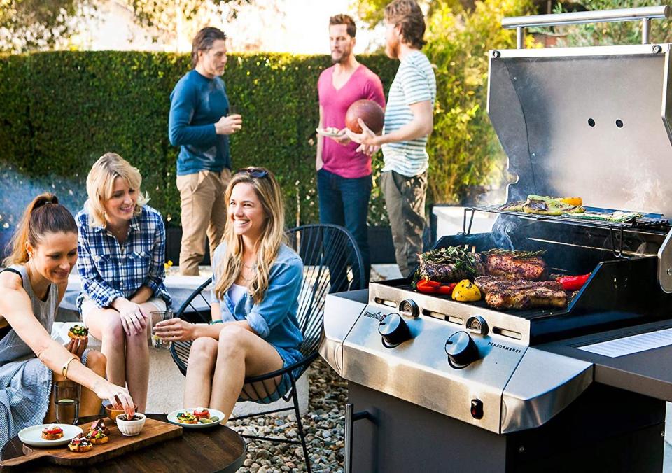 This affordable grill mat takes the work out of cleanup. Image via Amazon.