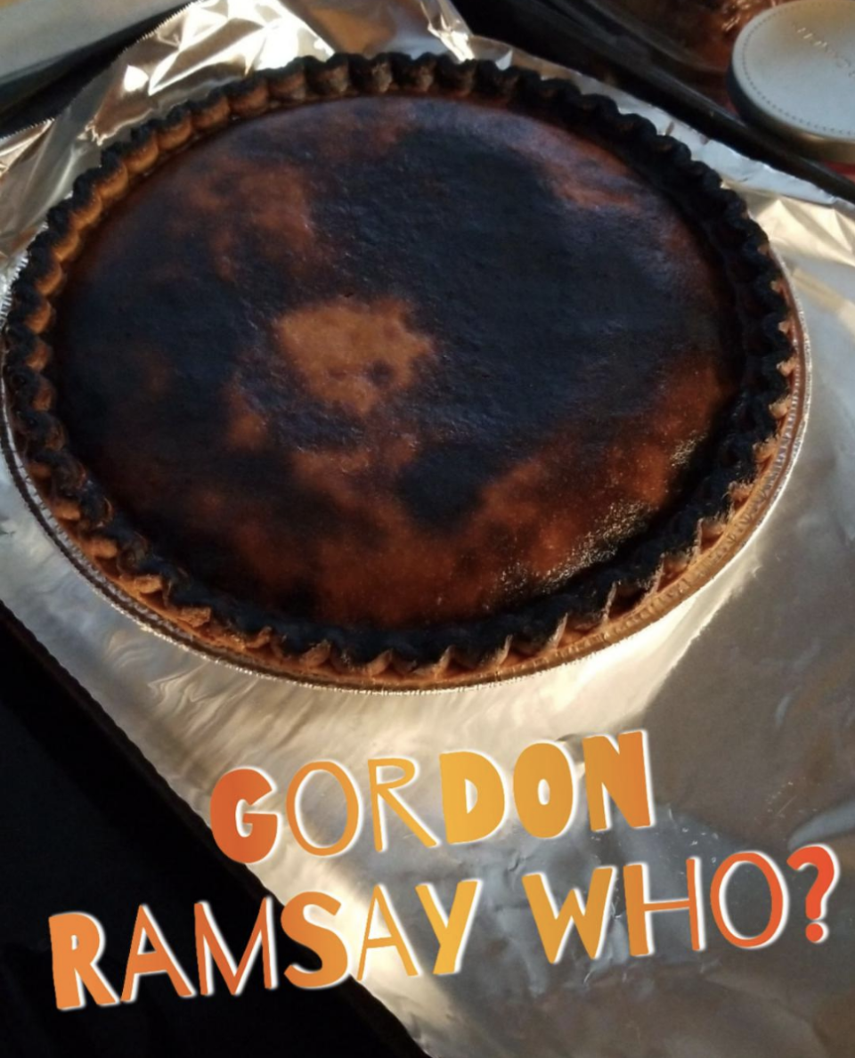 burnt pumpkin pie