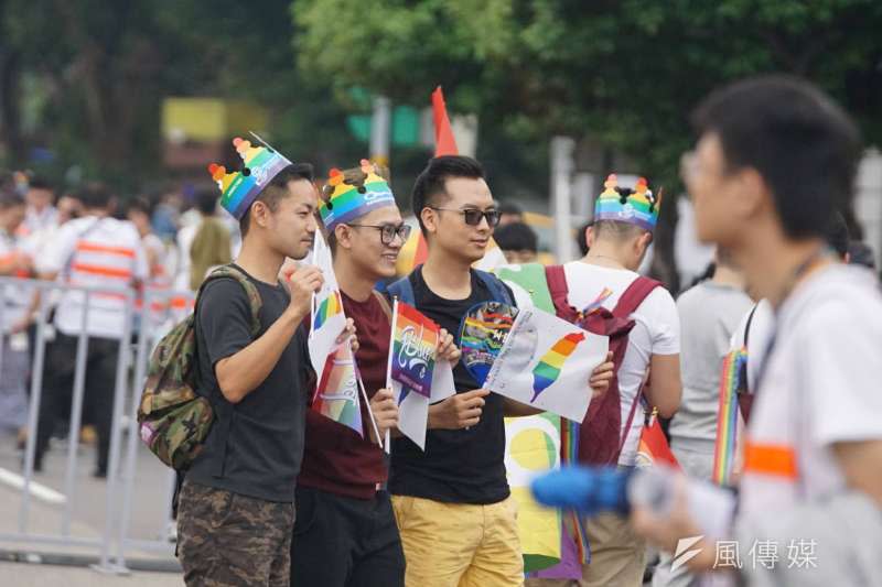 2017年台灣同志遊行Taiwan LGBT Pride，10月28日盛大登場（盧逸峰攝）