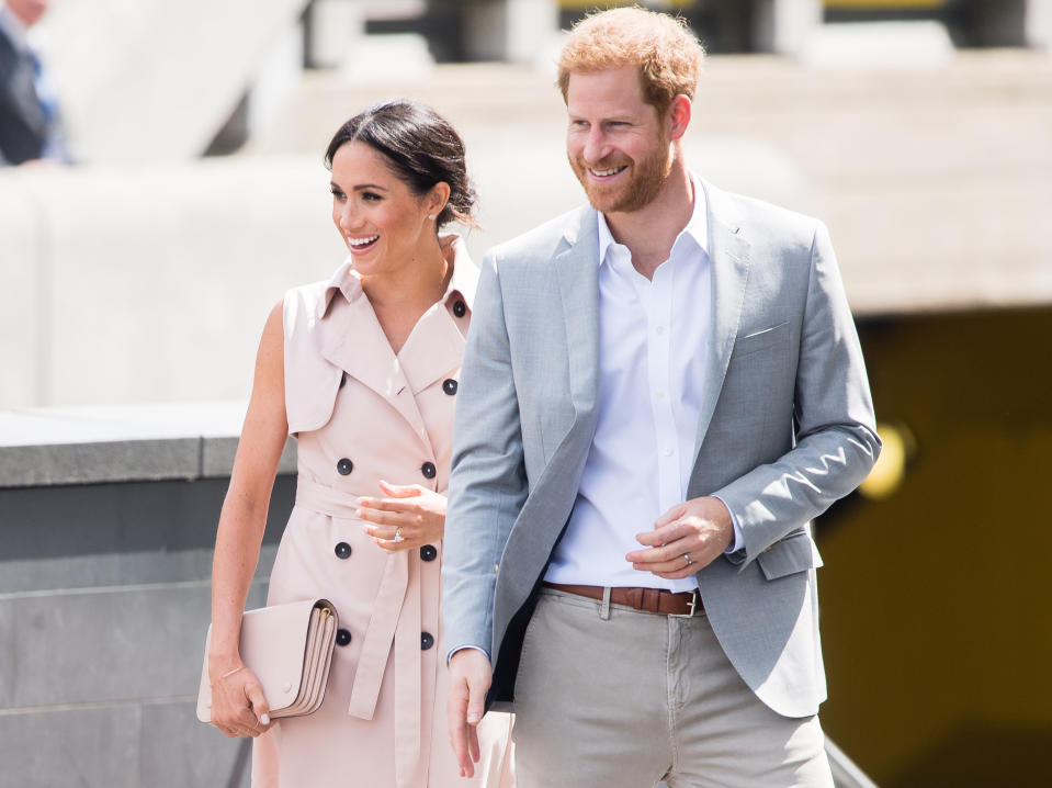 Meghan Markle and Prince Harry will welcome their first baby next spring. (Photo: Samir Hussein/Samir Hussein/WireImage)