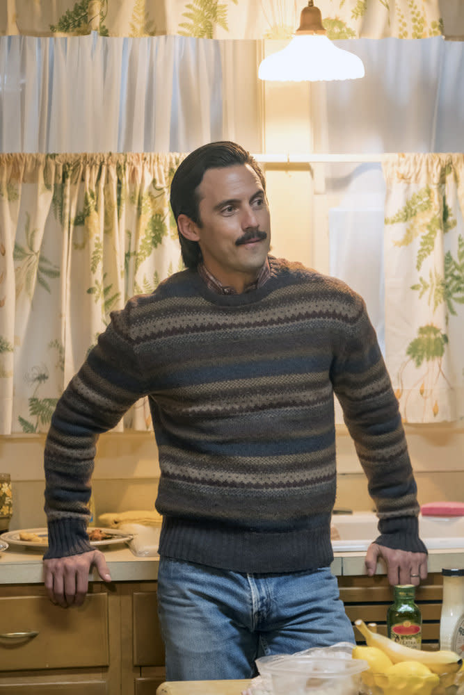 <p>Milo Ventimiglia as Jack in NBC’s <i>This Is Us</i>.<br>(Photo: Ron Batzdorff/NBC) </p>