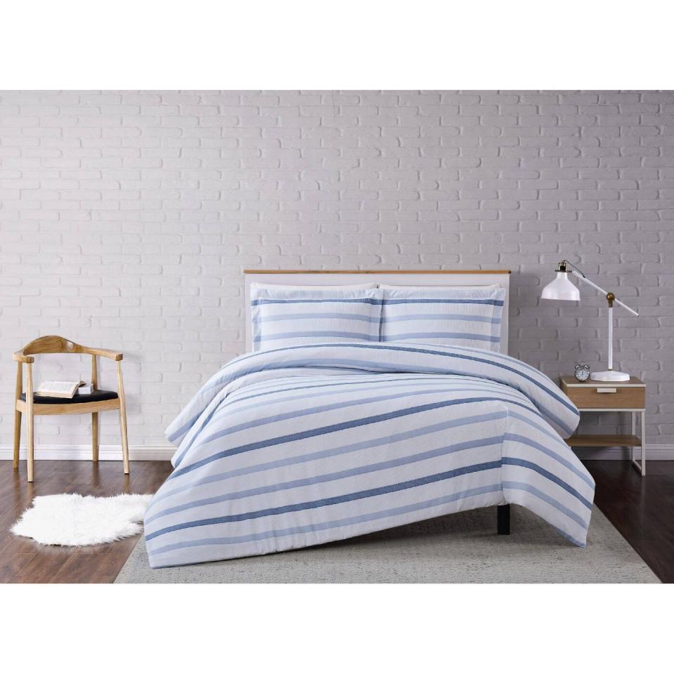 Target Waffle Stripe Duvet