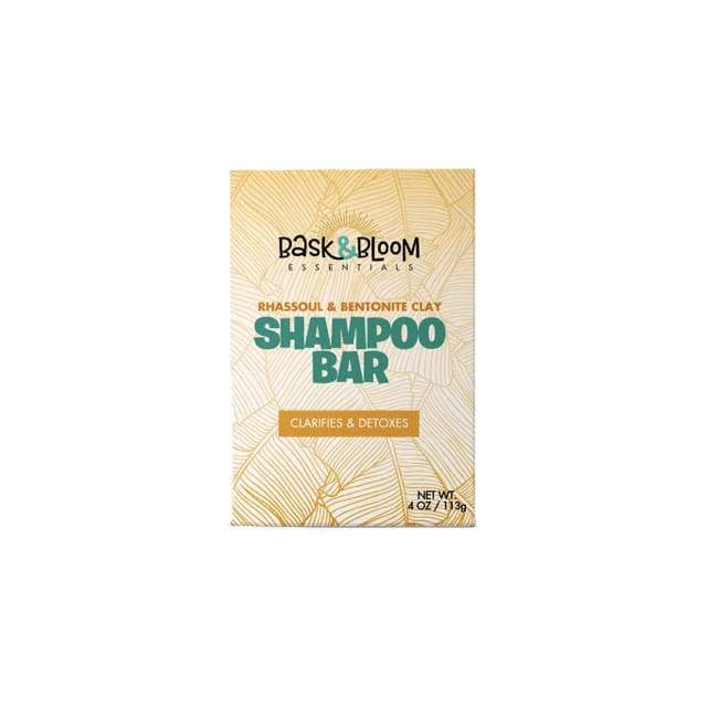 Bask & Bloom Rhassoul and Bentonite Clay Shampoo Bar