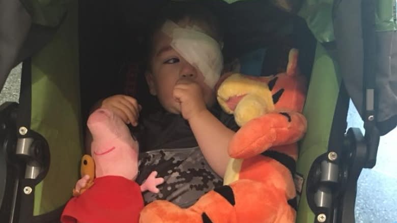 Corner Brook toddler battling rare eye cancer