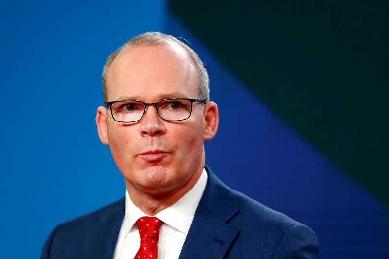 FILE PHOTO: Irish FM Coveney and his German counterpart Maas attend news conference in Berlin