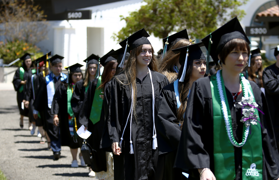 Cuesta College in San Luis Obispo held its graduation ceremony for the class of 2023 on Friday, May 19, 2023. A total of 1,207 students graduated from the community college. Laura Dickinson/The Tribune