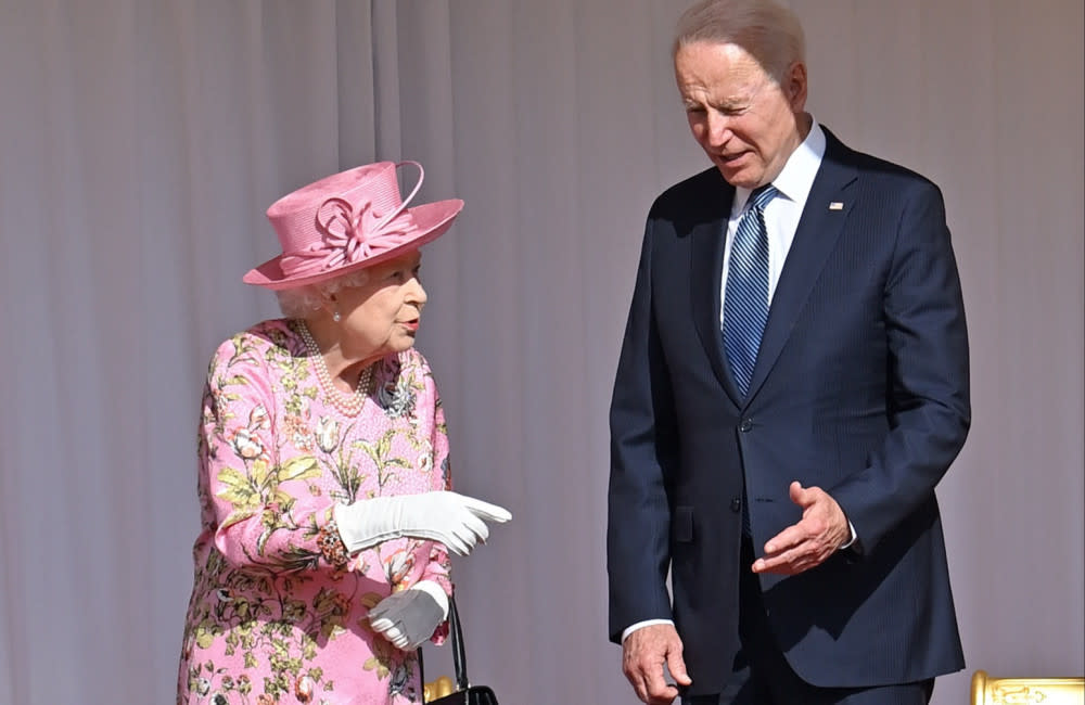 Joe Biden und die Queen credit:Bang Showbiz