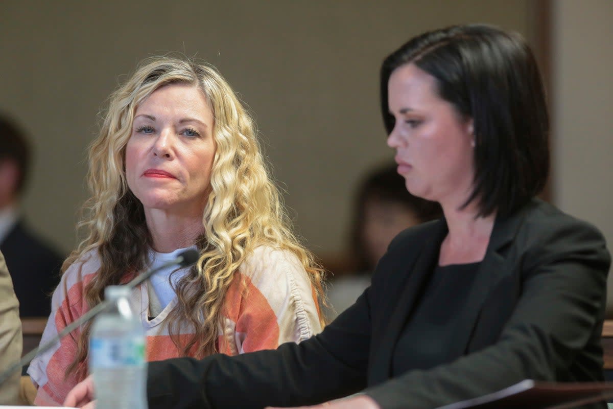 Lori Vallow during a 2020 court appearance (Post Register no sales no mags)