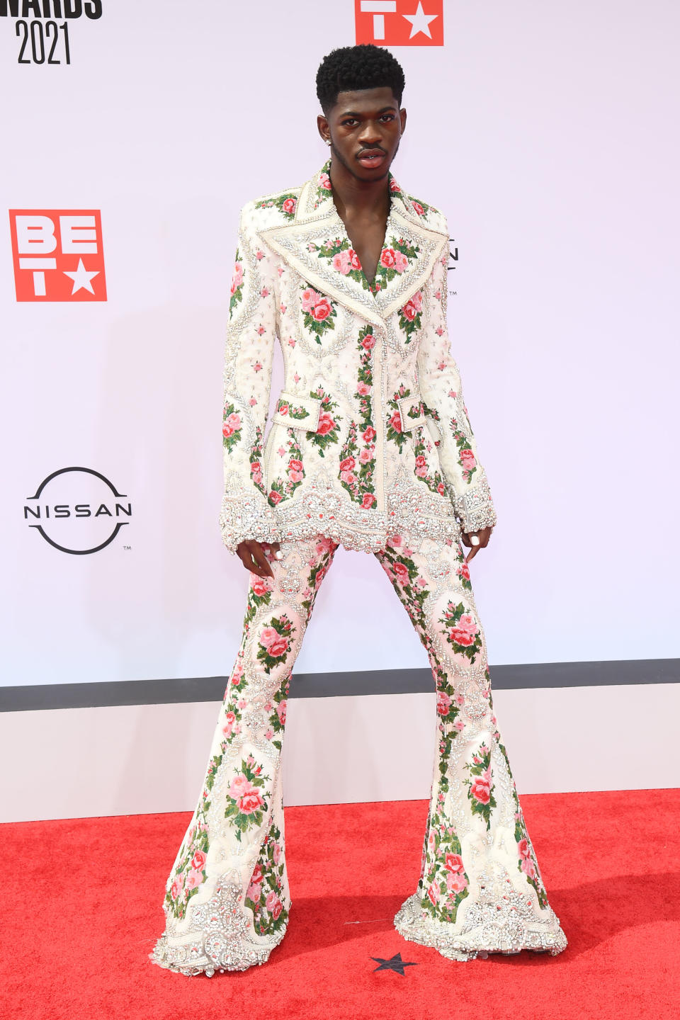 Lil Nas X in Richard Quinn - Credit: Michael Buckner/WWD