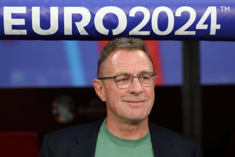 Austria coach Ralf Rangnick said his side were unfortunate to lose 2-1 to Turkey in the last 16 of Euro 2024 (Ronny HARTMANN)