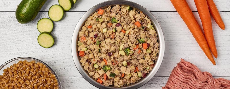 JustFoodForDogs Turkey & Whole Wheat Macaroni Recipe Fresh Frozen Dog Food