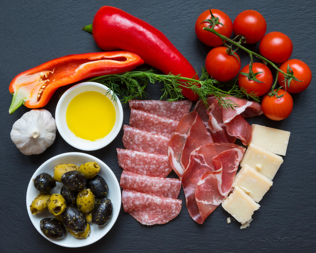 Foods on the ketogenic diet. (Photo: Getty Images)