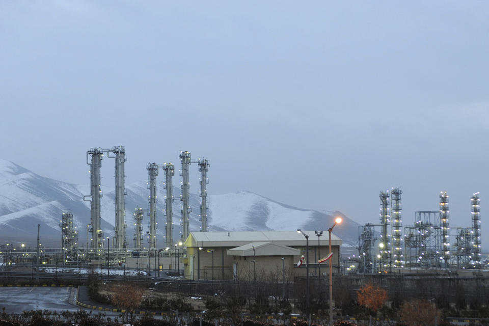 FILE - This Jan. 15, 2011 file photo shows Arak heavy water nuclear facilities, near the central city of Arak, 150 miles (250 kilometers) southwest of the capital Tehran, Iran. The United Nations’ atomic watchdog says Iran has enriched uranium to slightly higher purity than previously thought due to “fluctuations” in the process in a report that underscores the challenges diplomats face in ongoing talks to bring the United States back into the nuclear deal with Tehran. (AP Photo/ISNA, Hamid Foroutan, File)