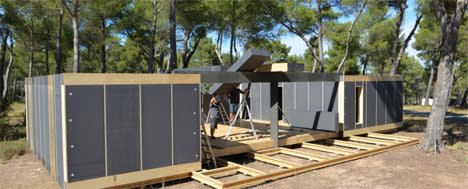 pop-up passive house four day construction