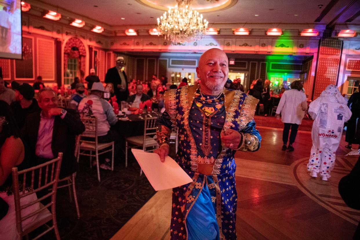 Joey Torres during his birthday celebration and masquerade ball at The Brownstone on Thursday, October 28, 2021. 
