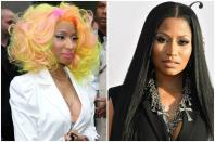 <p>When Nicki first started her career, her <a rel="nofollow noopener" href="https://www.redbookmag.com/fashion/news/g4008/naked-dresses-red-carpet-2016/" target="_blank" data-ylk="slk:out-there beauty looks;elm:context_link;itc:0;sec:content-canvas" class="link ">out-there beauty looks</a> were just as popular as her rapid-fire raps. As soon as she decided to attend the premiere for <em>The Other Woman </em>in barely-there makeup, though, she made it known that a more understated look is just as flawless. </p>