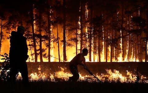 Russian wildfires in 2010 - Credit: Artyom Kototayev/AFP