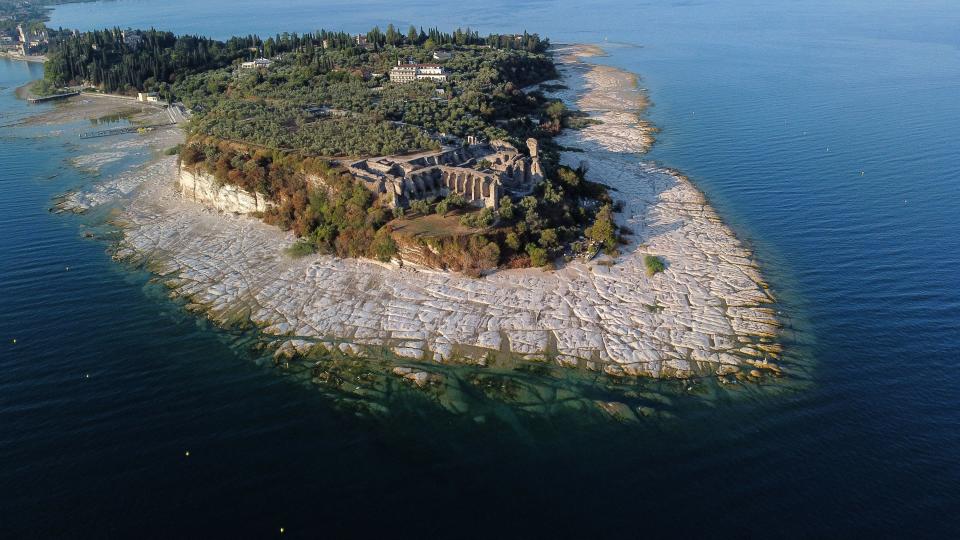 La sequía del Lago de Garda