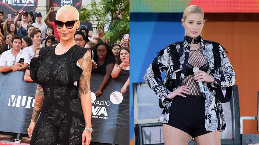 Amber Rose and Iggy Azalea. Source: Getty Images