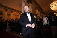 La Scala Superintendent Dominique Meyer smiles before the premiere of Modest Mussorgsky's Boris Godunov in Milan, Italy, Wednesday, Dec. 7, 2022. Italy’s most famous opera house, Teatro alla Scala, opened its new season Wednesday with the Russian opera “Boris Godunov,” against the backdrop of Ukrainian protests that the cultural event is a propaganda win for the Kremlin during Russia’s invasion of Ukraine. (AP Photo/Antonio Calanni)