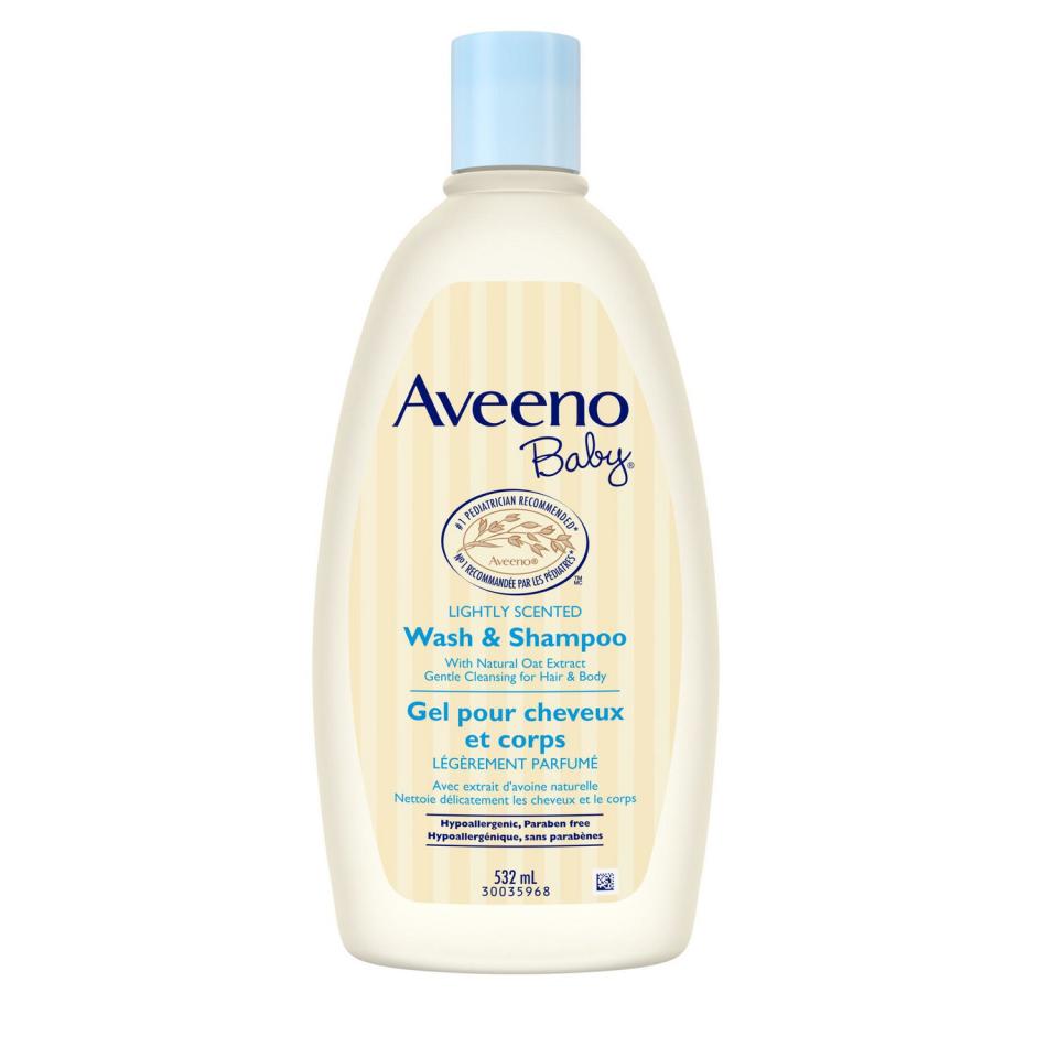 Aveeno Baby Lightly Scented Natural Oat Formula Wash & Shampoo