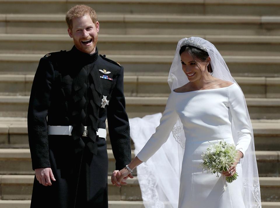 <p>18. The entire cast, uh, <a href="https://www.eonline.com/news/936913/meghan-markle-s-suits-costars-make-a-splash-at-the-royal-wedding" rel="nofollow noopener" target="_blank" data-ylk="slk:suited up;elm:context_link;itc:0;sec:content-canvas" class="link ">suited up</a> for Markle's big day. "We all went as a family," <a href="https://www.eonline.com/news/1009762/how-the-suits-cast-really-feels-about-meghan-markle-and-prince-harry-s-wedding" rel="nofollow noopener" target="_blank" data-ylk="slk:Korsh noted;elm:context_link;itc:0;sec:content-canvas" class="link ">Korsh noted</a>. "When we all went, there were about 10 of us or something...it was unbelievable." And there was no chance of any of them RSVPing no. <br><br>"We worked together for so many years on the show. It's such an amazing experience. We were with each other for longer than we went to college or high school with our friends," explained Rafferty. "We became family, in a way; we're still family. So, this is a wonderful family affair."</p>