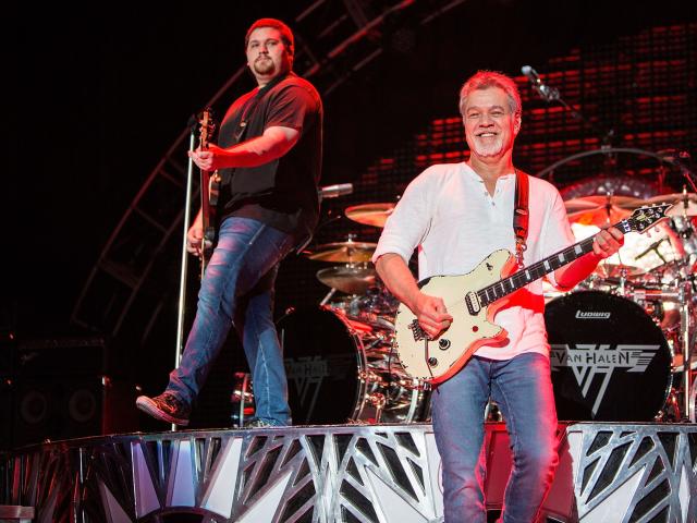 Wolfgang and Eddie Van Halen