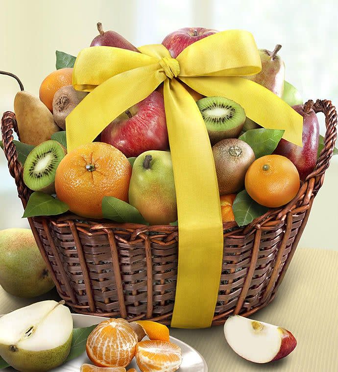 6) Spring Celebrations Premium Fruits Gift Basket