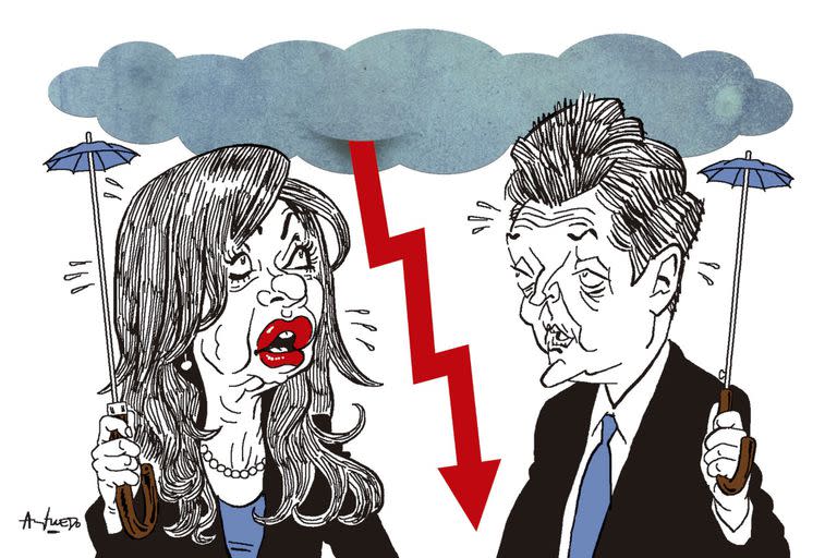 Cristina Kirchner y Sergio Massa