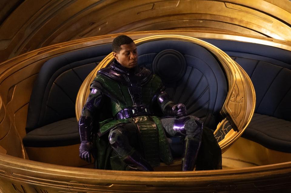 <div class="inline-image__caption"><p>Jonathan Majors as Kang The Conqueror in <em>Ant-Man and the Wasp: Quantumania</em>.</p></div> <div class="inline-image__credit">Jay Maidment</div>
