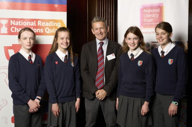 Bartholomew School pupils came second in a national reading quiz