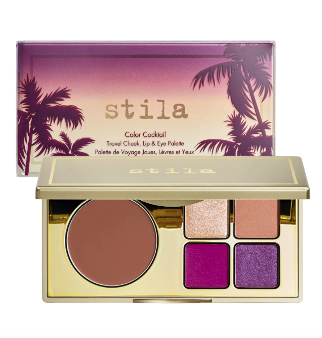 STILA COLOUR COCKTAIL TRAVEL CHEEK, LIP & EYE PALETTE 