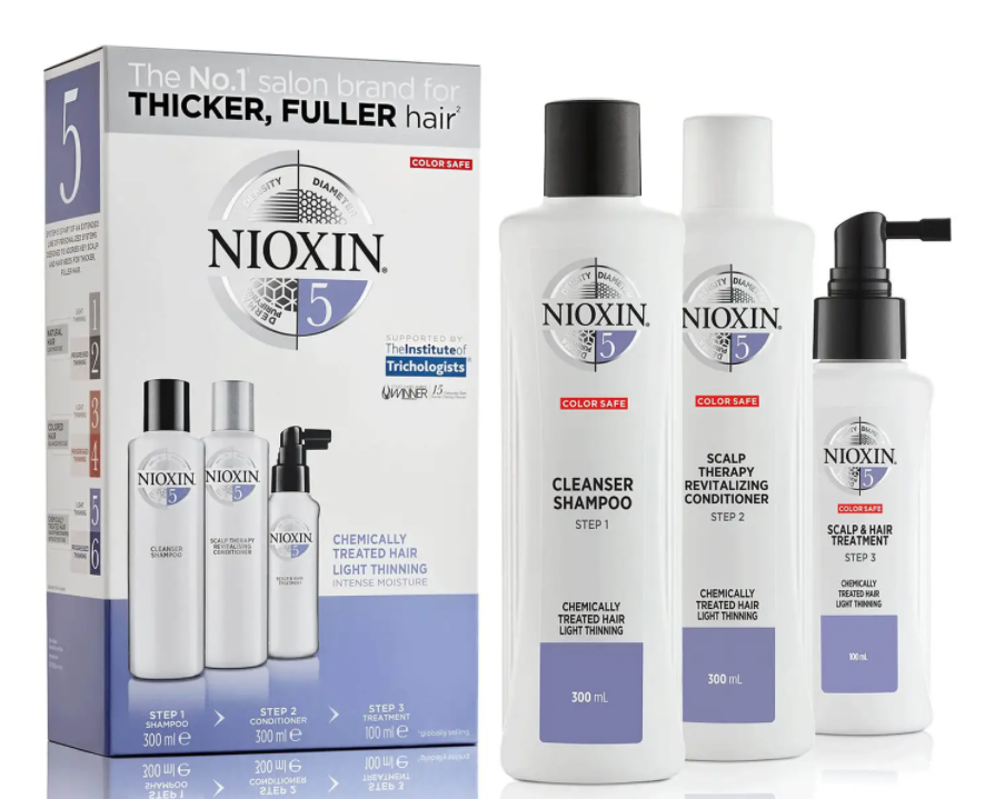 Thicker, healthier hair is as easy as 1, 2, 3 Nioxin System Kit 5. (Photo: Amazon)