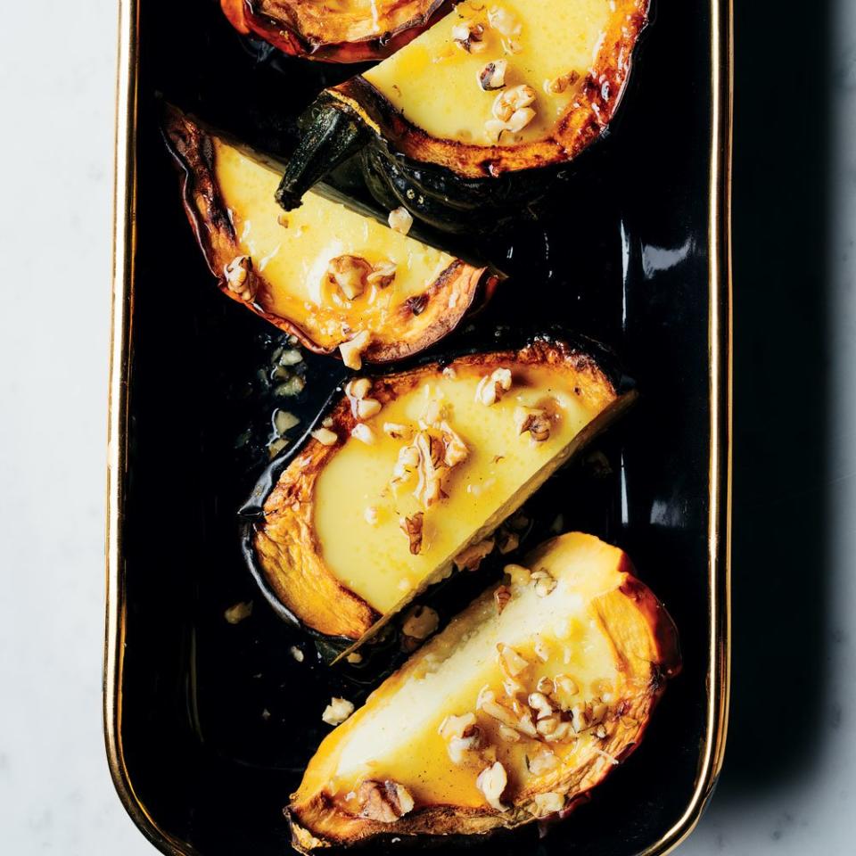 Acorn Squash with Coconut Custard