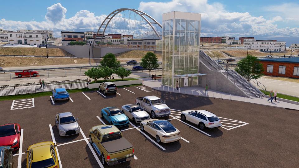 The MBTA chose Barletta Heavy Division of Canton to construct the new arch pedestrian bridge over Route 18 in New Bedford as part of the South Coast Rail project.