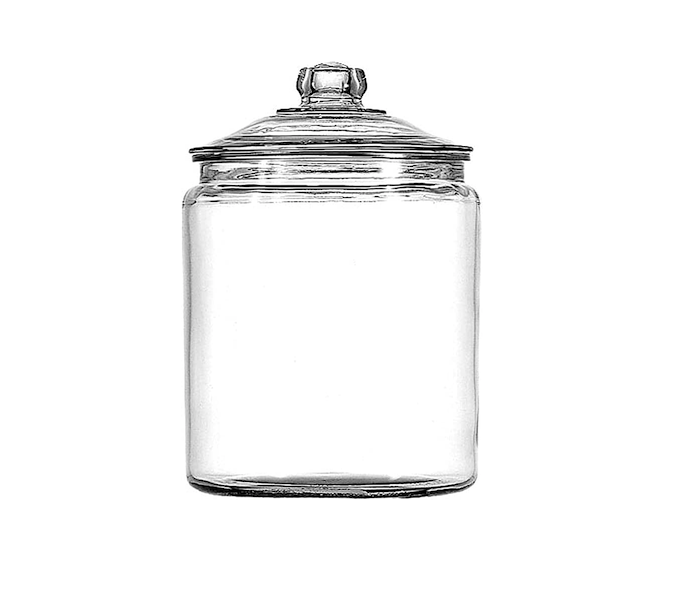 2) Anchor Hocking 1-Gallon Heritage Hill Glass Jar with Lid, 2-Pack