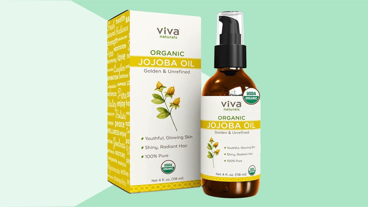 Certified Organic Jojoba Oil Pure &amp; Cold Pressed, Natural Moisturizer