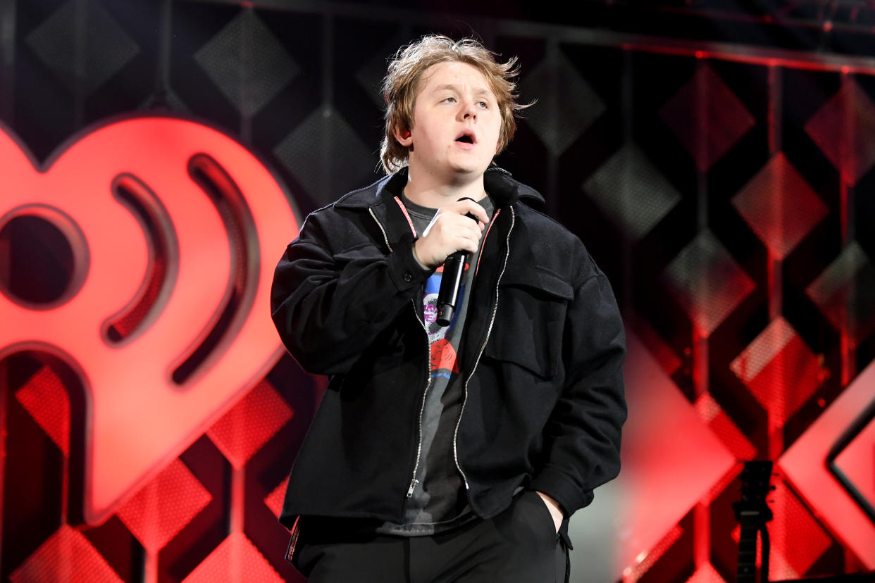 Lewis Capaldi performs during Power 96.1's Jingle Ball 2019 - Show on December 20, 2019 in Atlanta, Georgia. (Photo by Paras Griffin/Getty Images for iHeartMedia)