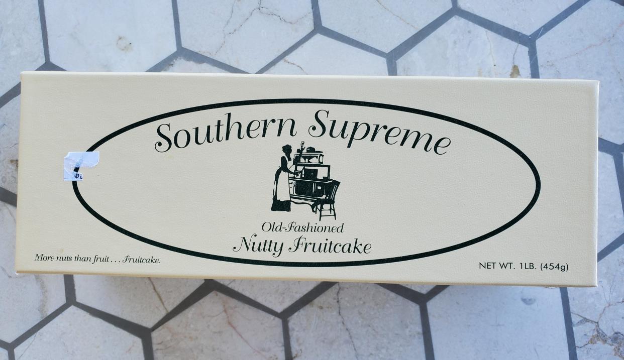 Southern Supreme fruitcake.