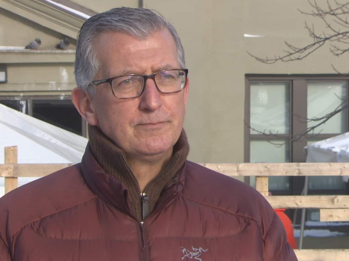 Paul Davis, executive director of the Gathering Place in St. John's, says the spike in COVID-19 is limiting services in place to help the most vulnerable population. (Danny Arsenault/CBC - image credit)