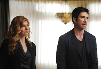 Connie Britton and Dylan McDermott face a real housing crisis on 'American Horror Story' (Robert Zuckerman/FX)