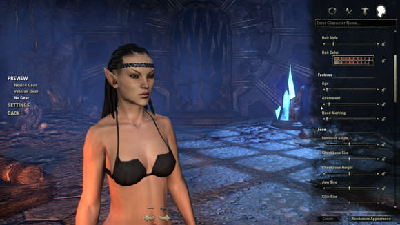 skyrim female character creation