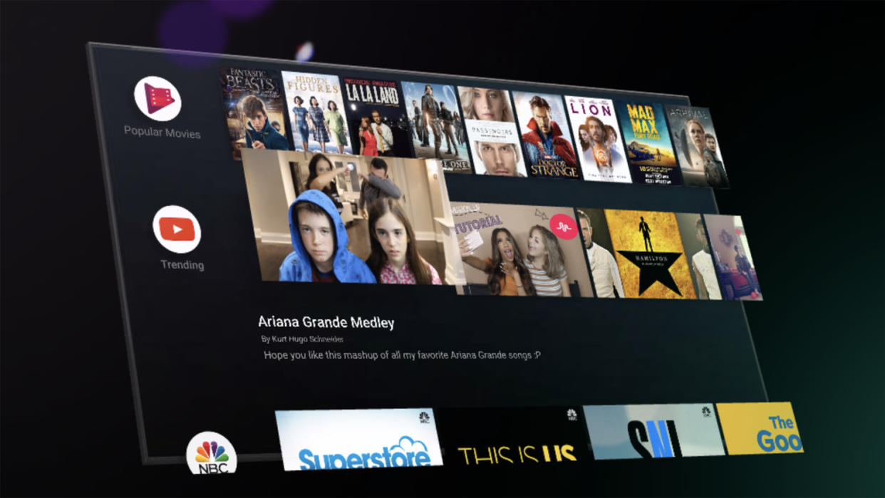  Android TV. 