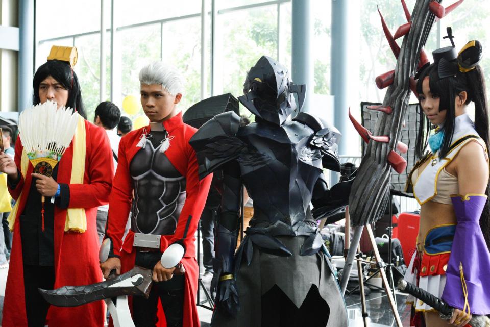 <p>Cosplayers at the Suntec Convention Centre for this year’s Anime Festival Asia Singapore. (Sharlene Sankaran/ Yahoo Singapore) </p>