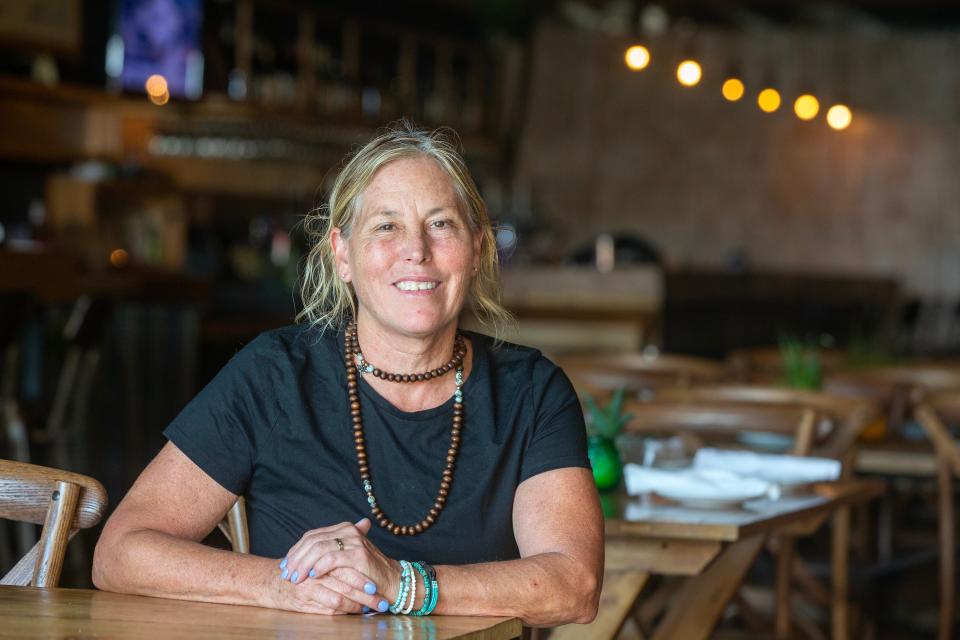 Marilyn Schlossbach, chef and restaurateur who recently sold five of her restaurants, talks about how hard it has become to run a restaurant and find employees, as well as, her new business projects at The Whitechapel Projects in Long Branch, NJ Wednesday June 28, 2023. 