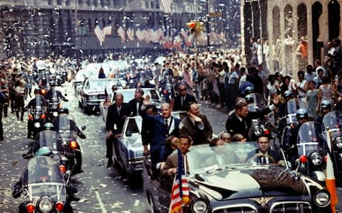 Ticker tape welcome for Apollo 11 astronauts in New York - Credit: NASA/Reuters