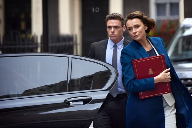 Richard Madden and Keeley Hawes