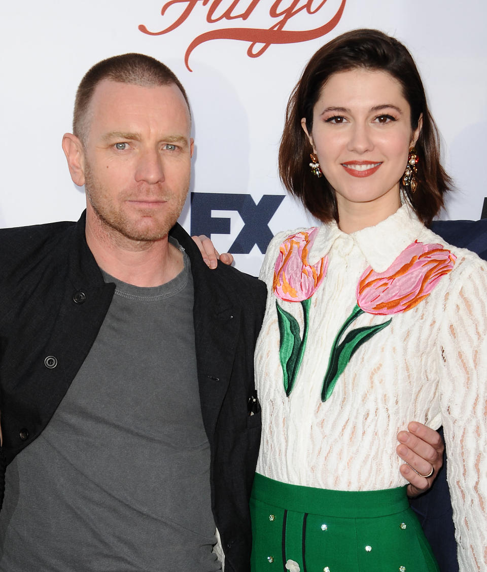 Ewan McGregor and Mary Elizabeth Winstead attends the <em>Fargo</em> For Your Consideration event at Saban Media Center on May 11, 2017, in Hollywood. (Photo: Getty Images)